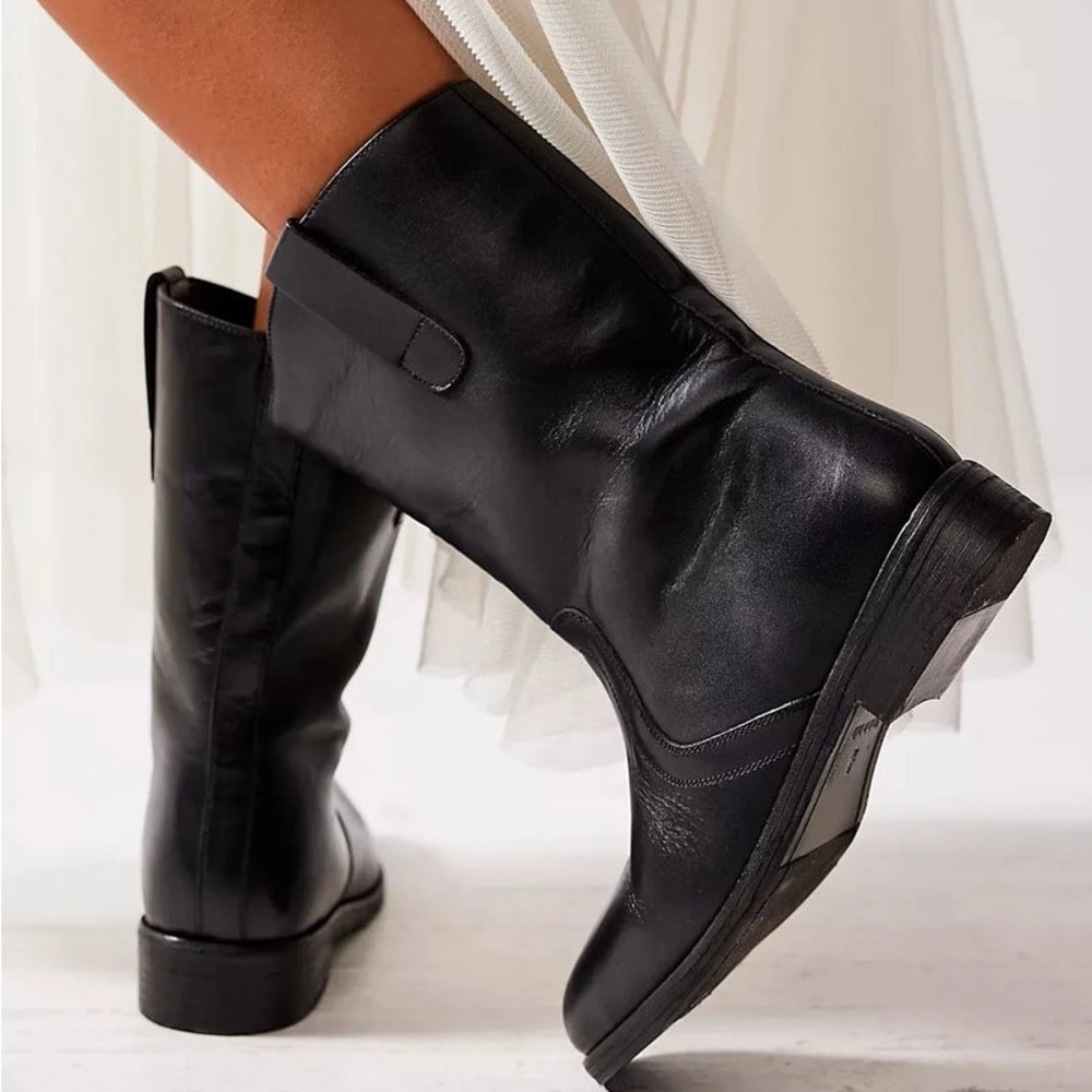 Free People Easton Equestrian Ankle Boots